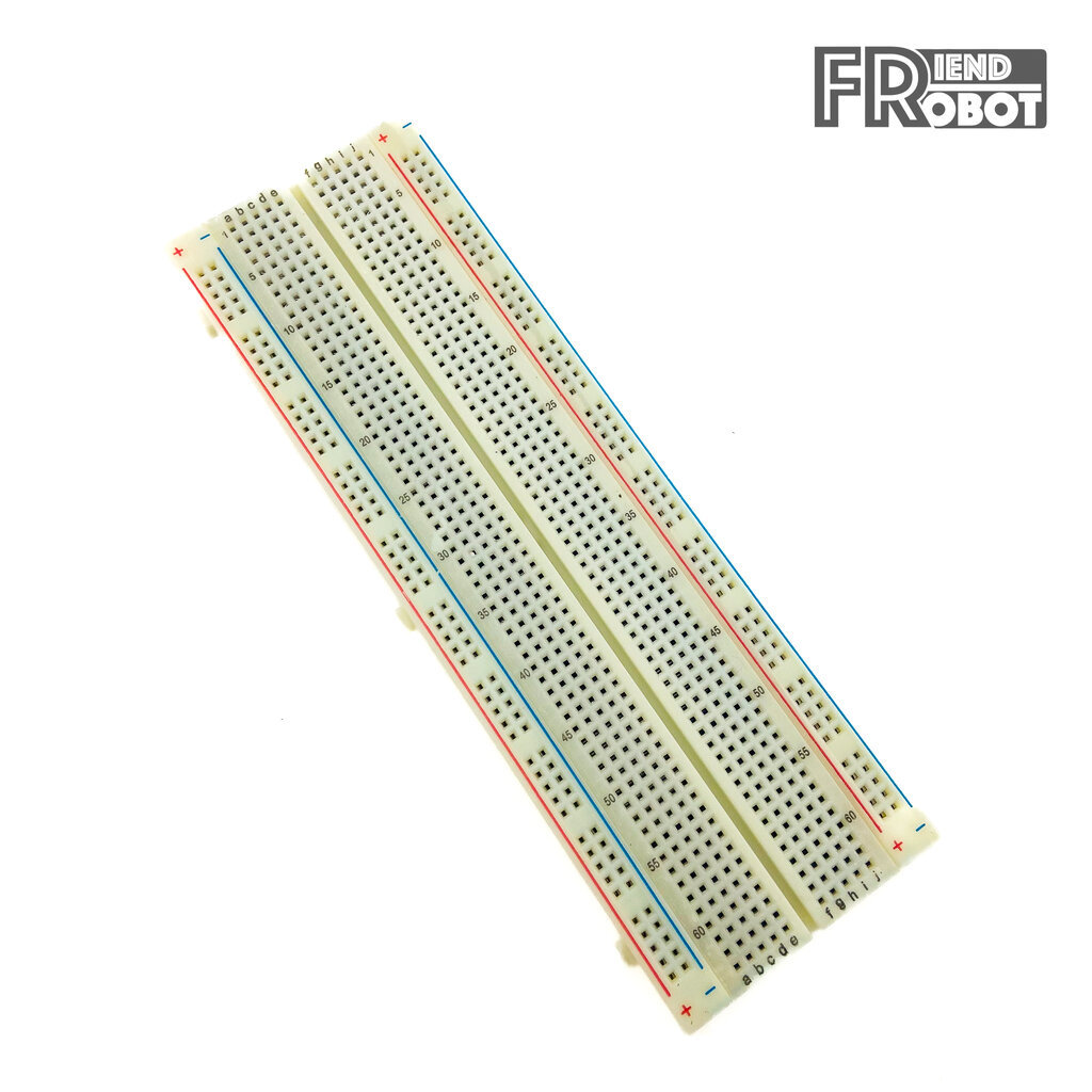 บอร์ดทดลอง Breadboard Protoboard 830 รูเสียบ
