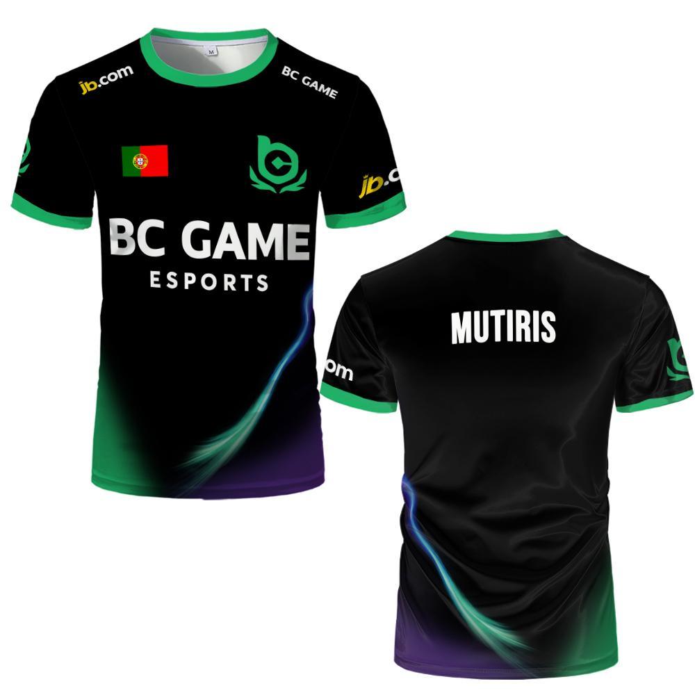 เสื้อทีม CS2 BC.Game สำหรับผู้เล่นและแฟนคลับ สไตล์ S1mple ระบายอากาศได้ดี