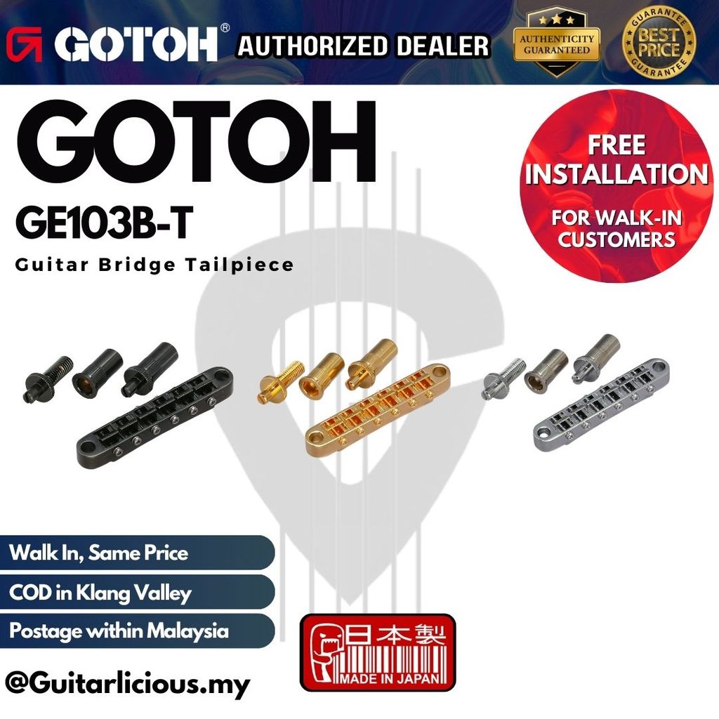 GOTOH GE103B-T ท่อไอเสียสะพานกีตาร์ ( GE103B-T )