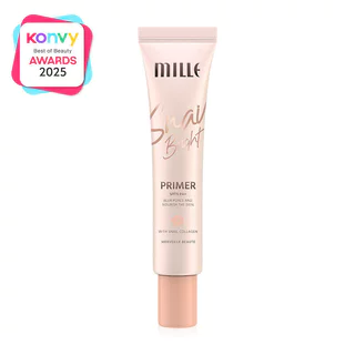 Mille Snail Bright Primer SPF15 PA+ 15g มิลเล่ ไพรเมอร์.