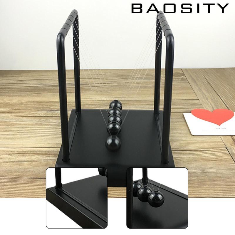 [Baosity] Newton Cradle Pendulum Balls ของเล่นเพื่อการศึกษาสําหรับเด็กสําหรับห้องนั่งเล่นโต๊ะ