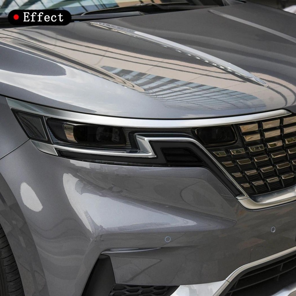 สําหรับ KIA Carnival 2020-2022TPU ไฟหน้ารถภายนอก Anti-Scratch ฟิล์มป้องกันไฟหน้าซ่อมสติกเกอร์อุปกรณ์
