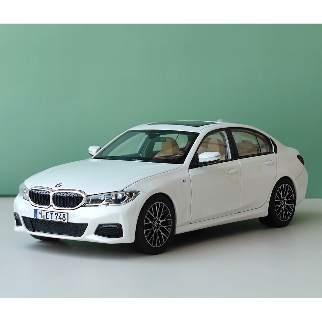 [สต๊อกพร้อม] 1: 18 Original Factory BMW Norwell BMW 3 Series Car Model G20 BMW 330i New Style Car Mo