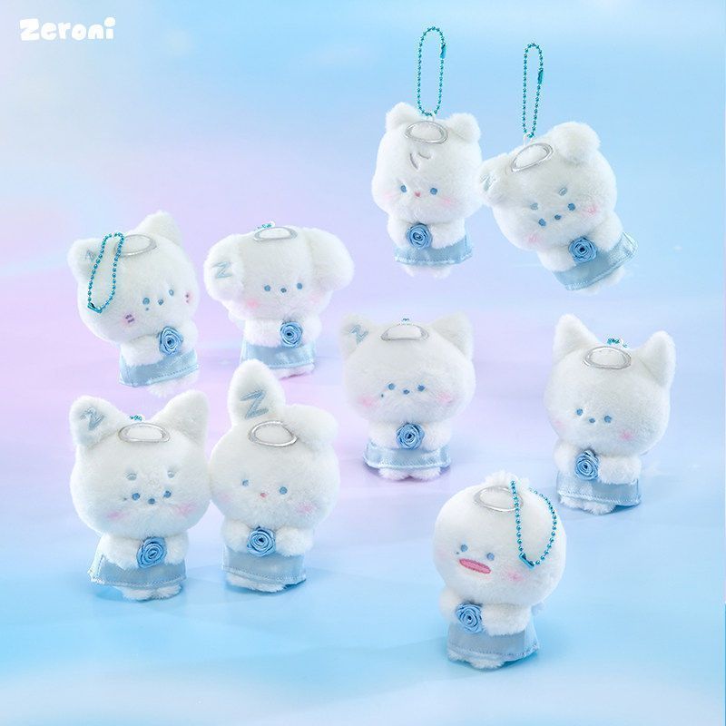 Zeroni Angel Series ตุ๊กตาน่ารักตุ๊กตาพวงกุญแจกระเป๋าจี้ Idol สินค้าอินเทรนด์ของเล่นของที่ระลึกของขว