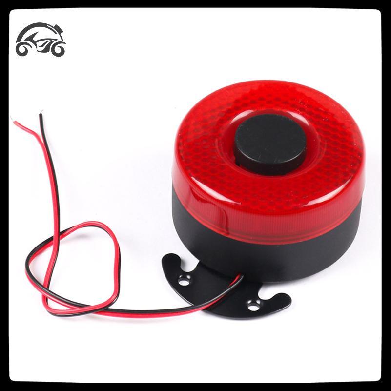 [8C11] 12V-24V 105dB Auto Warning Siren Sound Signal Baup Alarms Horns LED Beep Reverse Air Horn สํา