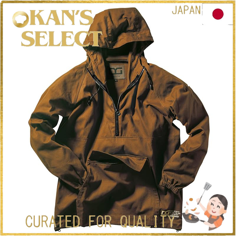 Universal Outdoor Anorak Parka with Insulation - DG415-1 (Sizes S-5L) - 100% Cotton Workwear for Men