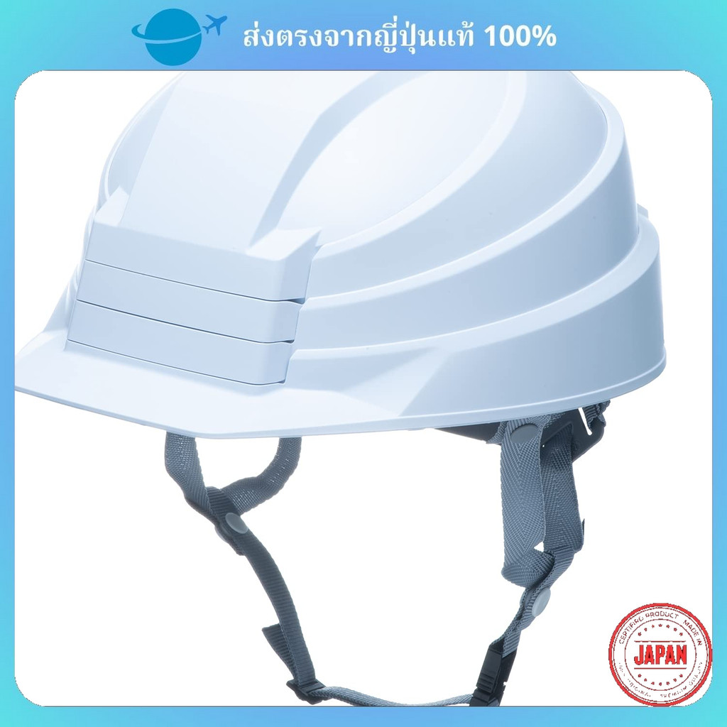 หมวกนิรภัยพับได้ DIC IZANO2 สีขาว ปรับขนาดได้สำหรับเด็กและผู้ใหญ่ เบา พกพาง่าย ผ่านมาตรฐานความปลอดภั