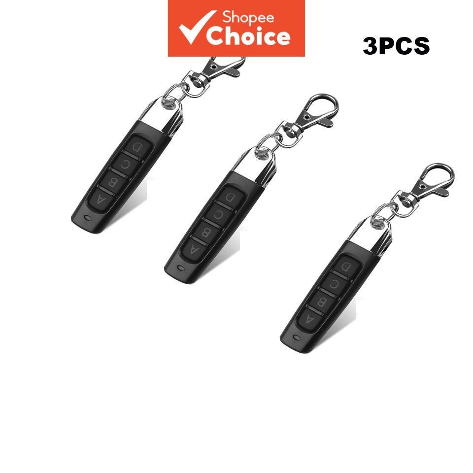 รีโมทโคลนนิ่งความถี่ 433MHz รีโมทโคลน RF อเนกประสงค์สําหรับบ้าน รีโมทประตูโรงรถ ประตูรีโมท กุญแจรีโม