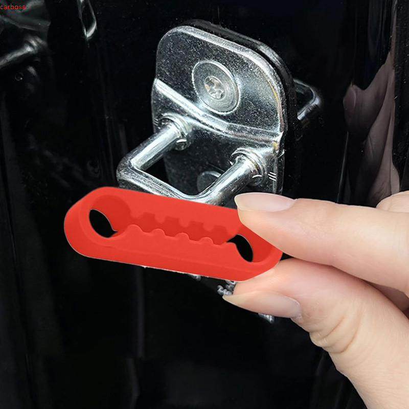 🔥แผ่นรองกันกระแทกซิลิโคนสำหรับประตูรถยนต์ แผ่นรองรับแรงกระแทก ฝาครอบล็อค ป้องกันเสียงรบกวน - รูปที่ 7