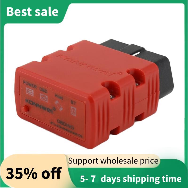 เครื่องสแกนเนอร์อัตโนมัติบลูทูธ KW902 OBD2 เครื่องมือวินิจฉัยรถยนต์เครื่องอ่านรหัสสําหรับ Android IO