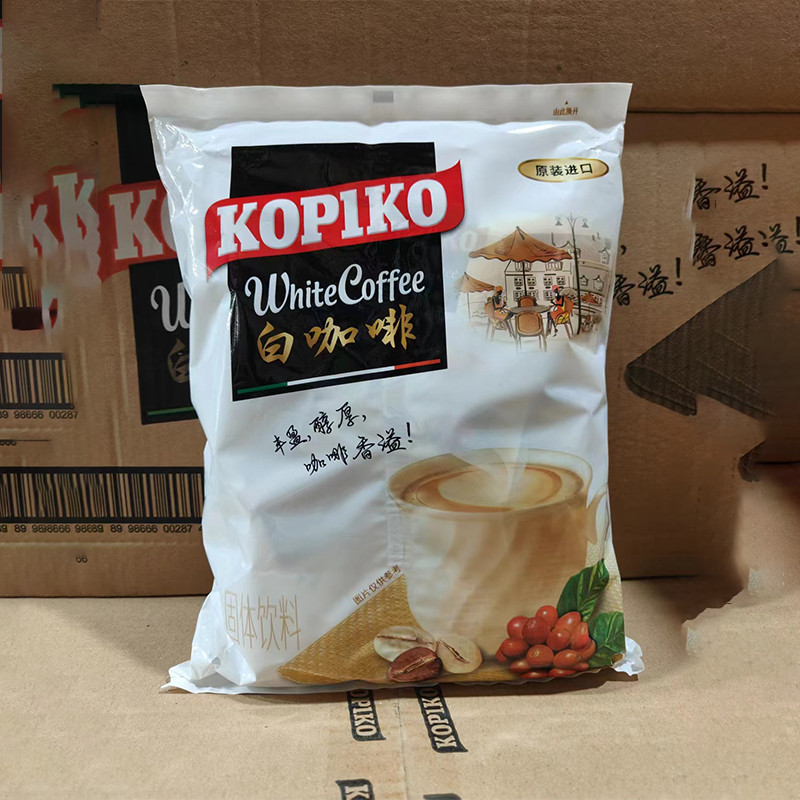 2026 สินค้าใหม่ อินโดนีเซีย KOPIKO KOPIKO White Coffee 600g (20 ซอง * 30g) ผงกาแฟสําเร็จรูป Comparab
