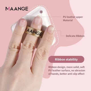 MAANGE สามเหลี่ยมฟองน้ำ Air Cushion นุ่มและสบาย พัฟแป้งผสมรองพื้นไร้ที่ติ เปียกและแห้ง พร้อมกล่อง