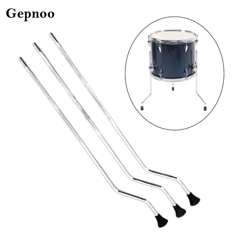 [Gepnoo] ขากลองแบบปรับได้ Anti Slip Feet Floor Tom Percussion Drum Parts Hardware for Drum Kit Practice and Performance