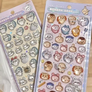 สติกเกอร์คริสตัลสามมิตินูน Uzachi การ์ตูนน่ารัก การ์ตูน DIY ตกแต่งของขวัญน่ารัก