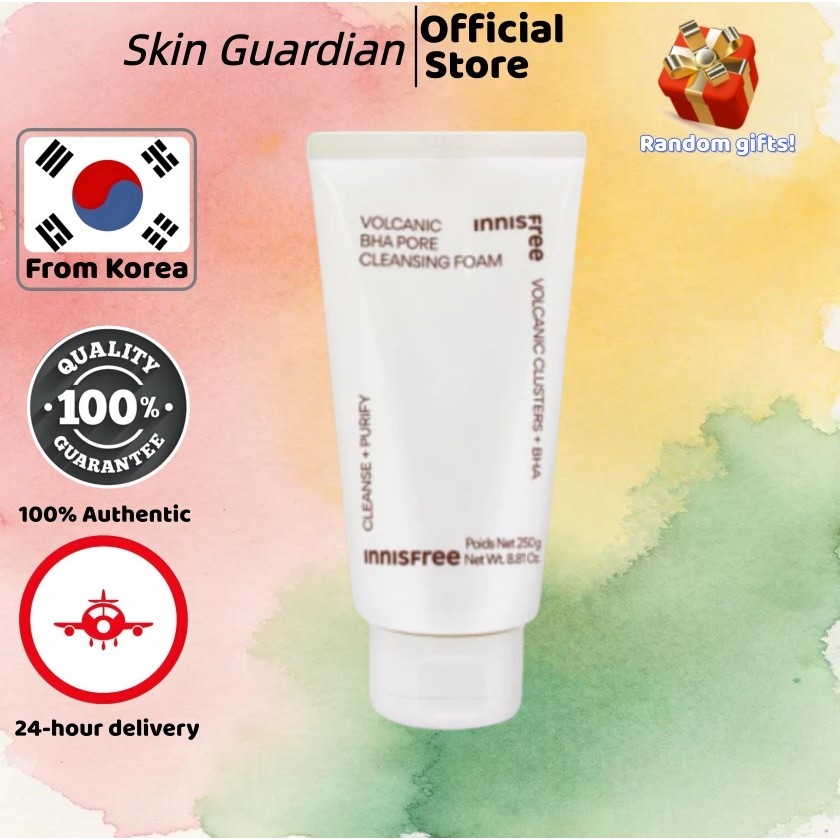[Innisfree] Volcanic Clusters Baja Pore Cleanser Foam 150g#Volcanic คลัสเตอร์ BHA, Cleanse Purify