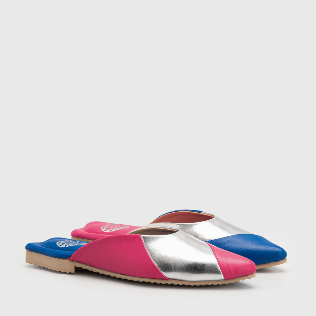Kabeli Mules Colorblock