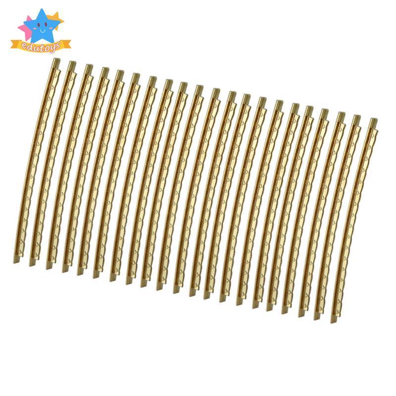 [Edstars] กีตาร์ Fret Wire 21 Fingerboard Frets 2.0 มม. สําหรับชิ้นส่วนกีต้าร์โปร่งและ Accs