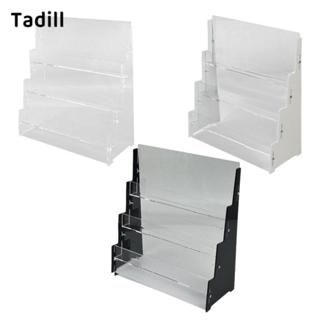 [negjsg] ขาตั้งจอแสดงผลอะคริลิคชั้นวางสามชั้นโต๊ะออแกไนเซอร์…