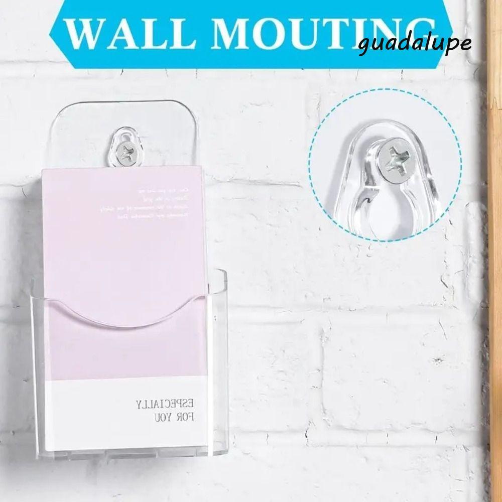GUADALUPE A6 Brochure Holder, Counter Acrylic Pampllet Holder, Literature Clear Transparent Portable