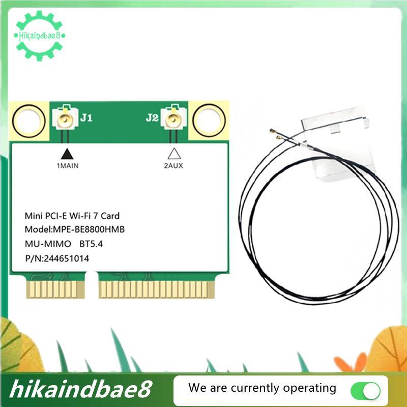 [hIkaai] อะแดปเตอร์ WiFi 7 Mini-Pcie BE200 8774M Tri-Band 2.4G/5G/6Ghz การ์ดเครือข่ายไร้สาย WiFi Car
