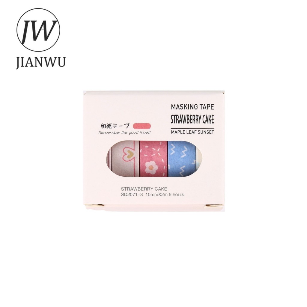 JIANWU 5 ม้วน/เซ็ต Maple Sugar Sunset Series Kawaii รูปที่ 5