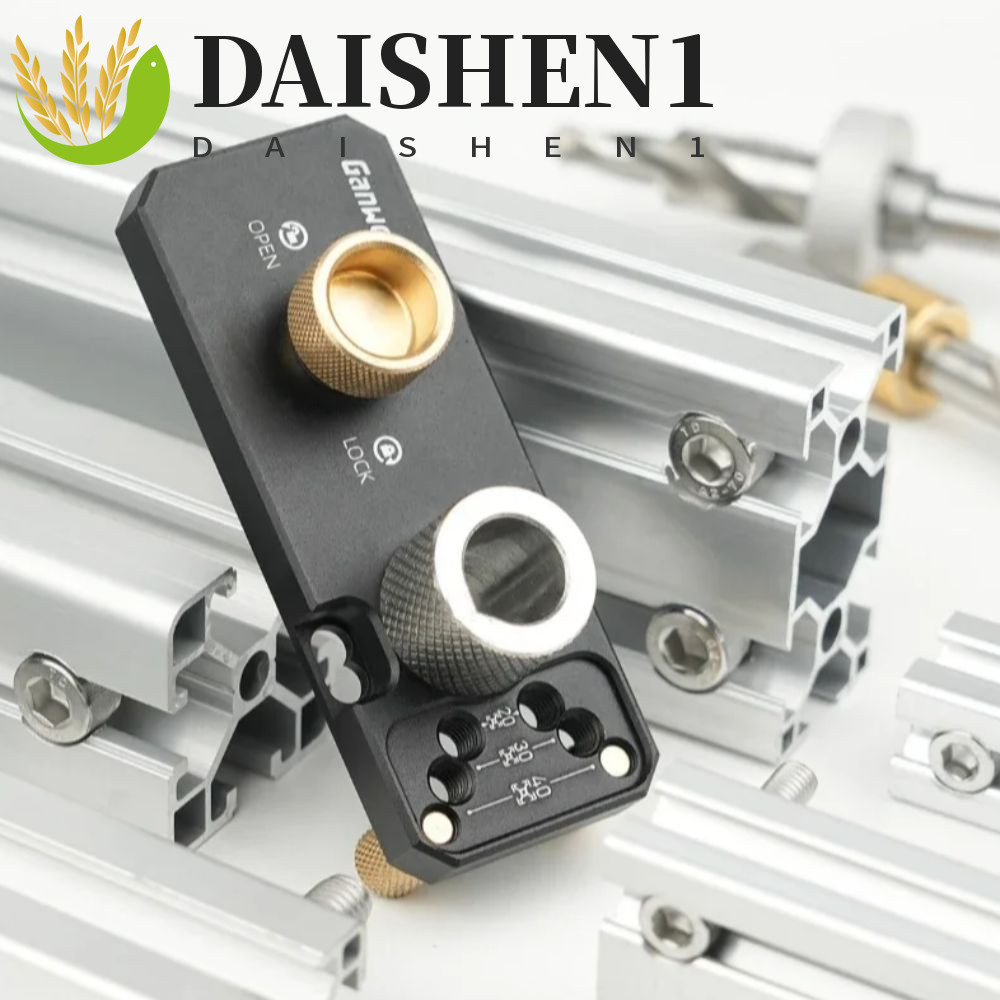 DAIHEN1 เจาะ Jig, Splicing Punching Locator, สวมใส่ปรับโปรไฟล์อลูมิเนียมเสริม DIY เครื่องมืองานไม้