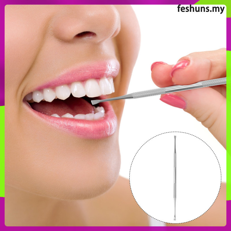 เครื่องมือทําความสะอาดชุดฟันแคลคูลัส Plaque Remover ทันตกรรม Tartar ยางลบ fushens