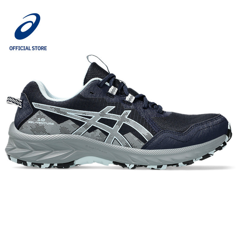 รองเท้าวิ่ง Gel-Venture 10 สำหรับเทรล สีเที่ยงคืนและกรวด 0G9C