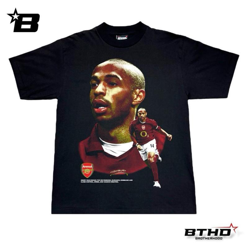 BTHD: THIERRY HENRY เสื้อทรงโอเวอร์ไซส์คอฟิต  เสื้อ ผ้า