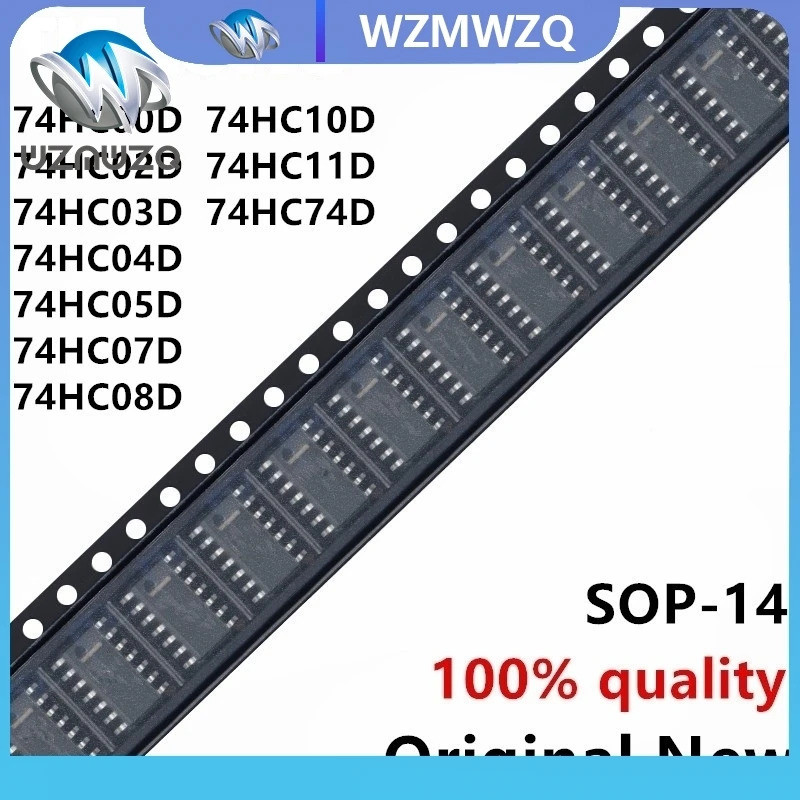 5PCS 74HC00D 74HC00 SN74HC00DR SOP-14 74HC02D 74HC03D 74HC04D 74HC05D 74HC07D 74HC08D 74HC10D 74HC11