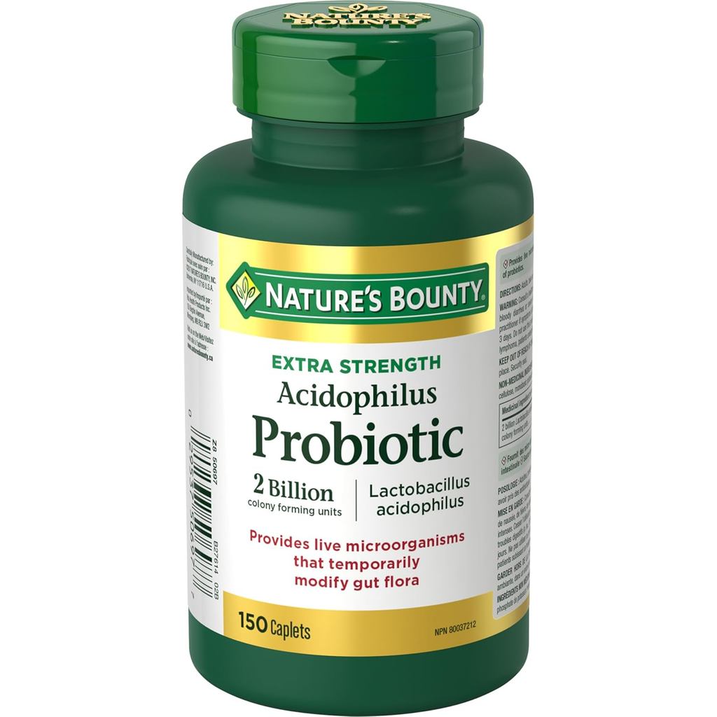 Natures Bounty Acidophilus Probiotic 2 Billion 150 แคปซูล
