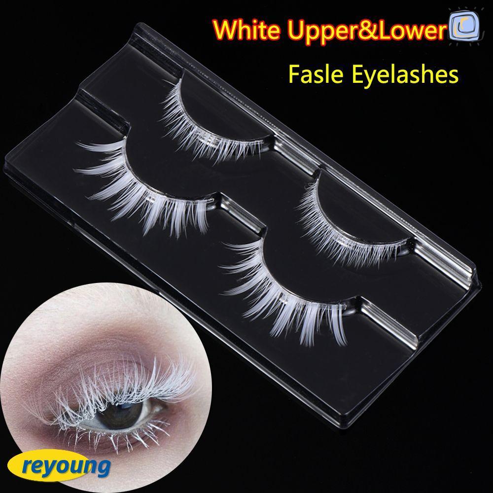 REYOUNG คอสเพลย์ฮาโลวีน Lashes Hot Natural Wispy PBT Silk Upper ขนตาล่าง