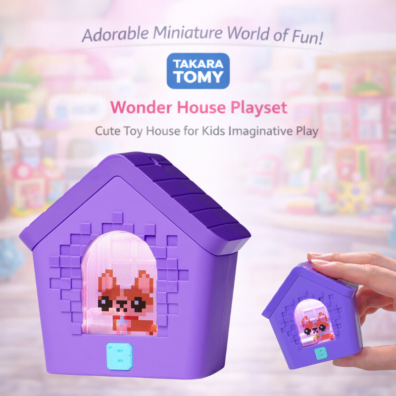 TakaraTomy Wonder House Playset Cute Toy House for Kids Imaginative Play
