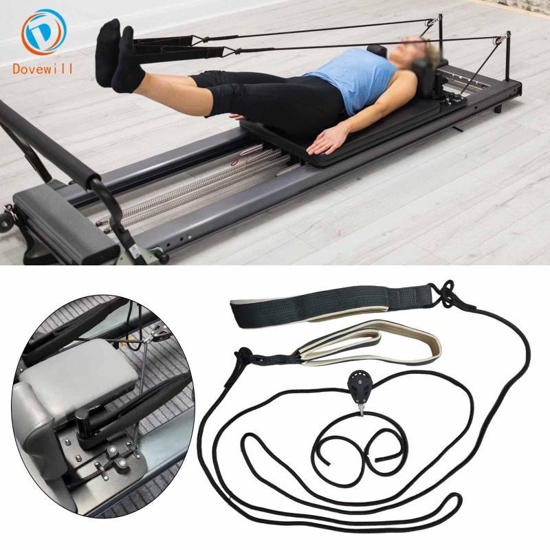 Dovewill Pilates Reformer เชือกดึงยืดหยุ่นสำหรับการออกกำลังกายพิลาทิสและโยคะที่บ้าน