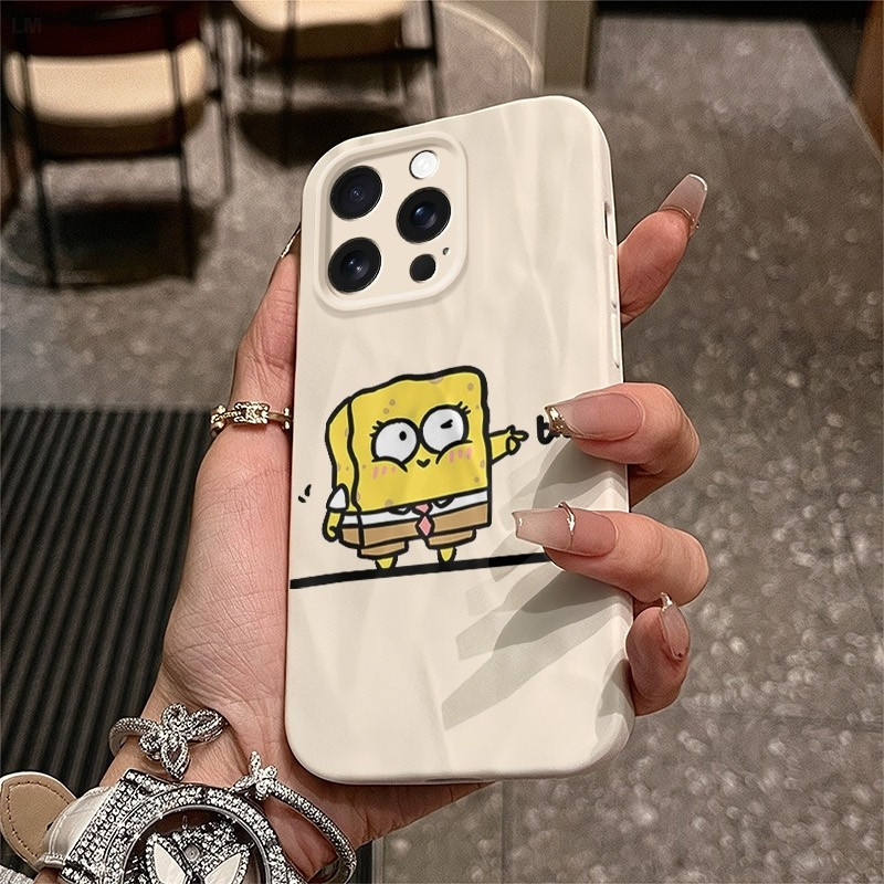 เคสโทรศัพท์รวมทุกอย่างป้องกันนุ่มน่ารักรุ่น Q ฟองน้ําขนาดเล็กเหมาะสําหรับ iPhone 17PROMAX 7/8PLUS XR