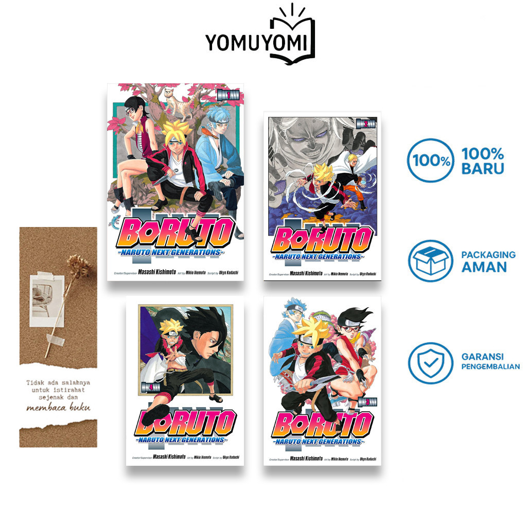 Boruto : Naruto Next Generations (ซีรีส์มังงะ/การ์ตูน) By Ukyo Kishimoto (ภาษาอังกฤษ) yomuyomi.
