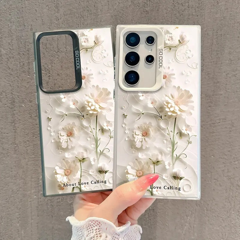 เคสโทรศัพท์ลายเกล็ดหิมะบริสุทธิ์ ใช้ได้กับ SamsungA53,A22,A54,A52,A34,A73,A22,A13,A04E,A15,A05S,S23 กันกระแทก ZTMSCY0599