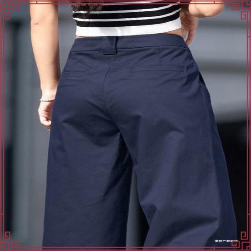 กางเกง K7 รุ่นขากระบอกใหญ่พิเศษ ปลายขา 11-12 นิ้ว เนื้อผ้าเวสปอยท์ ลำหรับผู้ชาย Man ทรงกระบอก