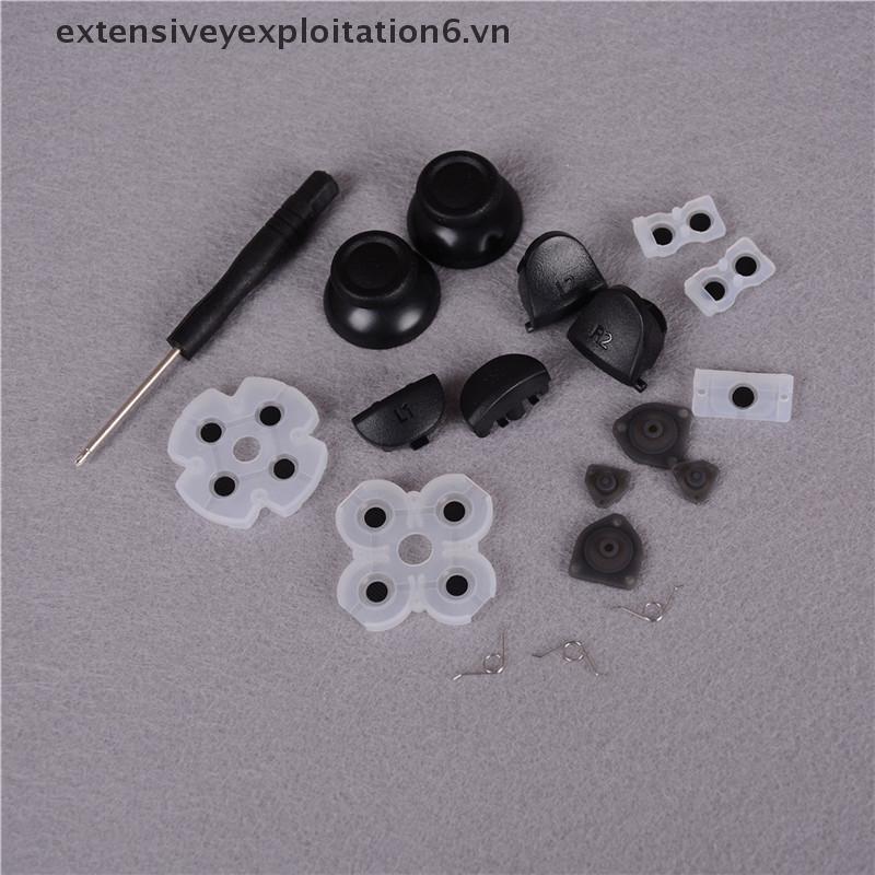 ขยาย 1 ชุด L1 R1 L2 R2 เครื่องมือซ่อมแซมยางนําไฟฟ้าปุ่มทริกเกอร์สําหรับคอนโทรลเลอร์ PS4