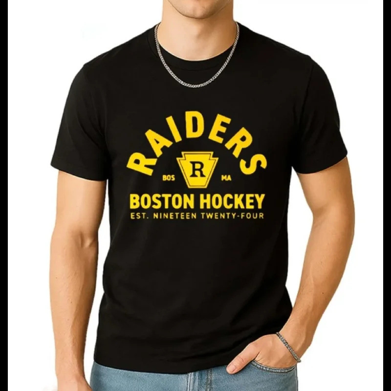 KEMEJA Boston Raiders Ice Hockey Troop Pattern T-shirt, Ilya Rarzanov 81 T-shirt เสื้อยืดกีฬา