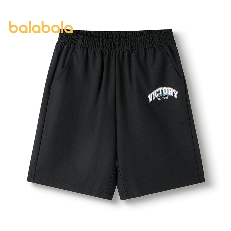Balabala Boys กางเกงขาสั้นฤดูร้อน ออกแบบให้สวมใส่ง่าย มีเนื้อผ้าแห้งไว ระบายอากาศได้ดี เหมาะสำหรับการเล่นและกิจกรรมกลางแจ้ง