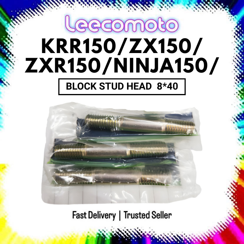 KAWASAKI KRR150 ZX150 ZXR150 NINJA150 ZX ZXR KRR 150 ZX ZXR 150 RR BLOCK STUD HEAD JIANG SCREW 8*40