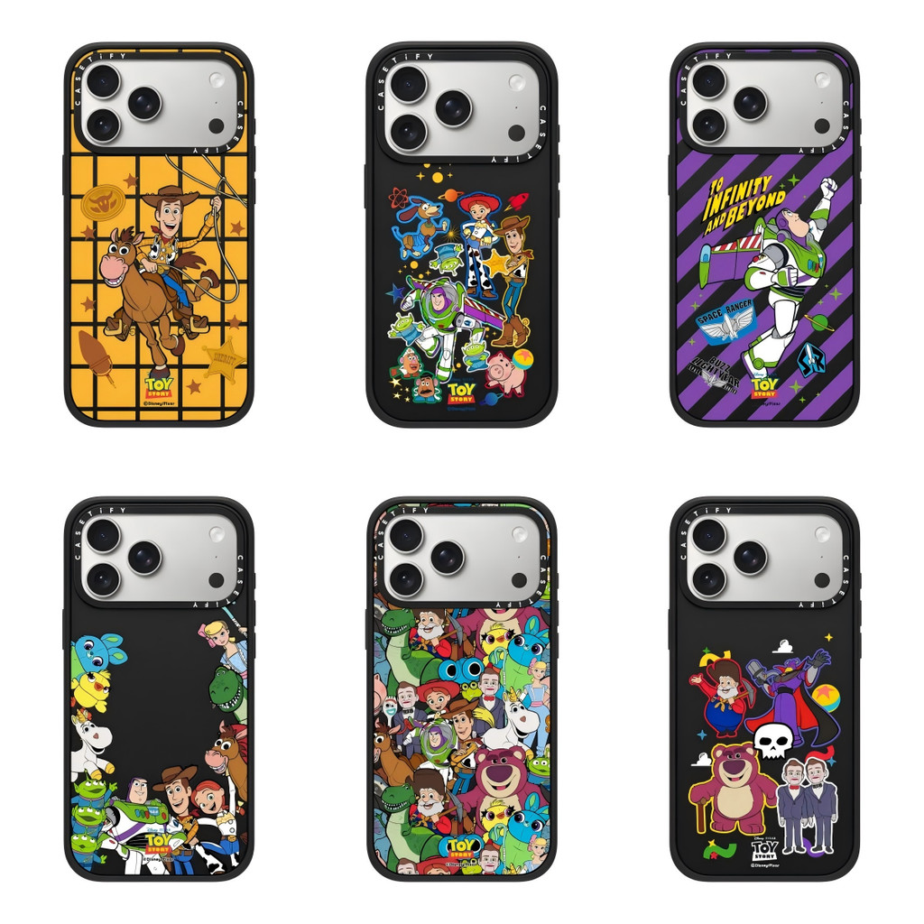 Toy Story Matte Black Phone Case for iPhone 18 17 16 15 14 13 Pro Max, Hard Casing