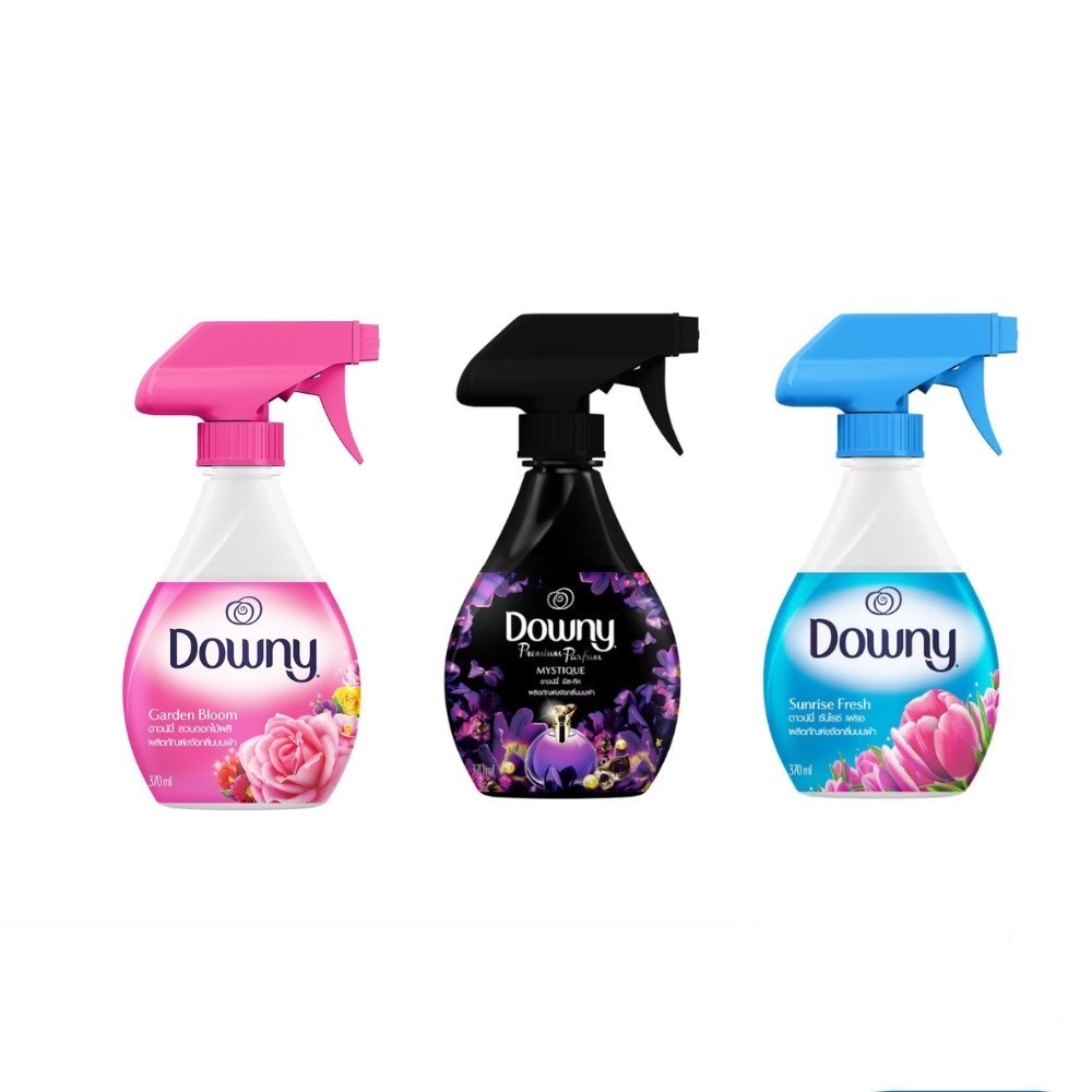 Downy สเปรย์ฉีดผ้าหอม 370 มล. - เติมความสดชื่นให้เสื้อผ้า กลิ่นหอมยาวนาน พร้อมขจัดกลิ่นอับ