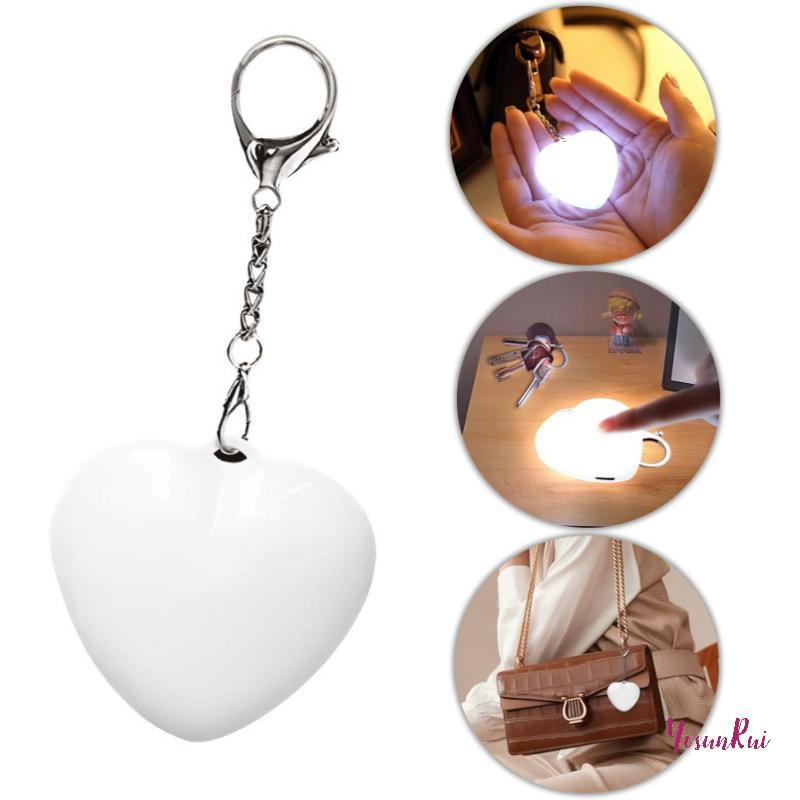 YosunRui] Touch Sensitive Glowing Heart Shape Light LED อัตโนมัติ Sensing Purse Light Touch กระเป๋าถ