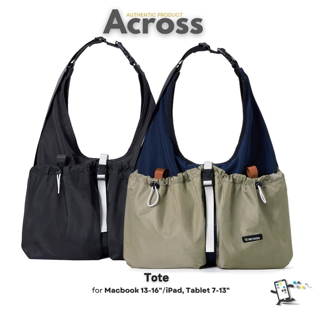 Across Tote Crossbody Bag สำหรับ Macbook 13-16", iPad 7.9-13" (พร้อมส่ง)