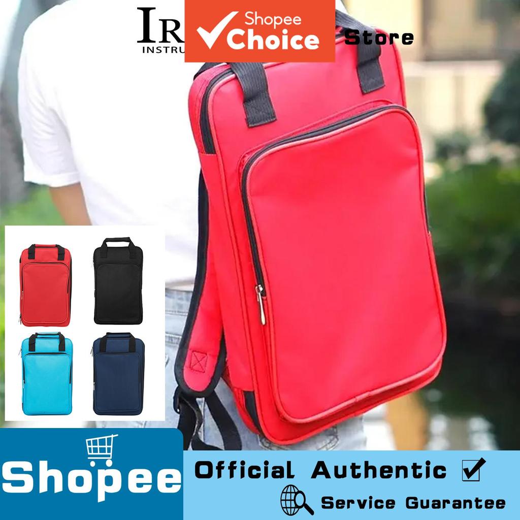 กระเป๋าใส่อุปกรณ์กลองแบบกันน้ําขนาดใหญ่ ผลิตจากผ้าอ๊อกฟอร์ด สําหรับใส่ไม้กลองและอุปกรณ์เสริมเครื่องดนตรีเพอร์คัชชัน IRIN