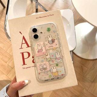 เคสไอโฟน17 13เคสใสแวววาวลายมิฟฟี่ ม้า2026 ฮิต สำหรับ IPhone 16 13 17 Air 12 11 15 14 Pro Max XR X XS 7 8 15 16 14 Plus