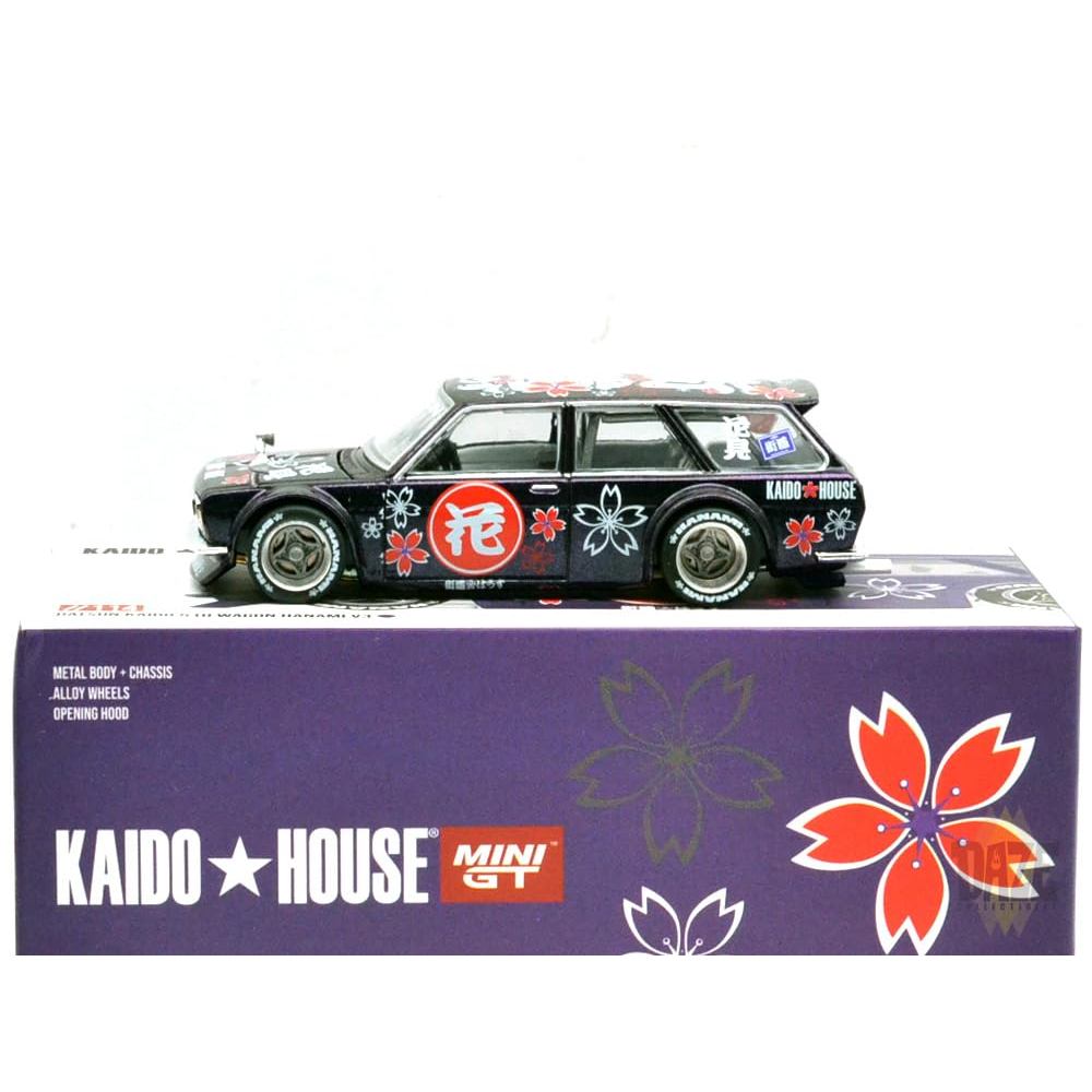MINI GT KAIDO HOUSE - DATSUN KAIDO 510 WAGON (HANAMI V3 MAGIC PURPLE) - 1971 Datsun 510 Wagon (Hanam