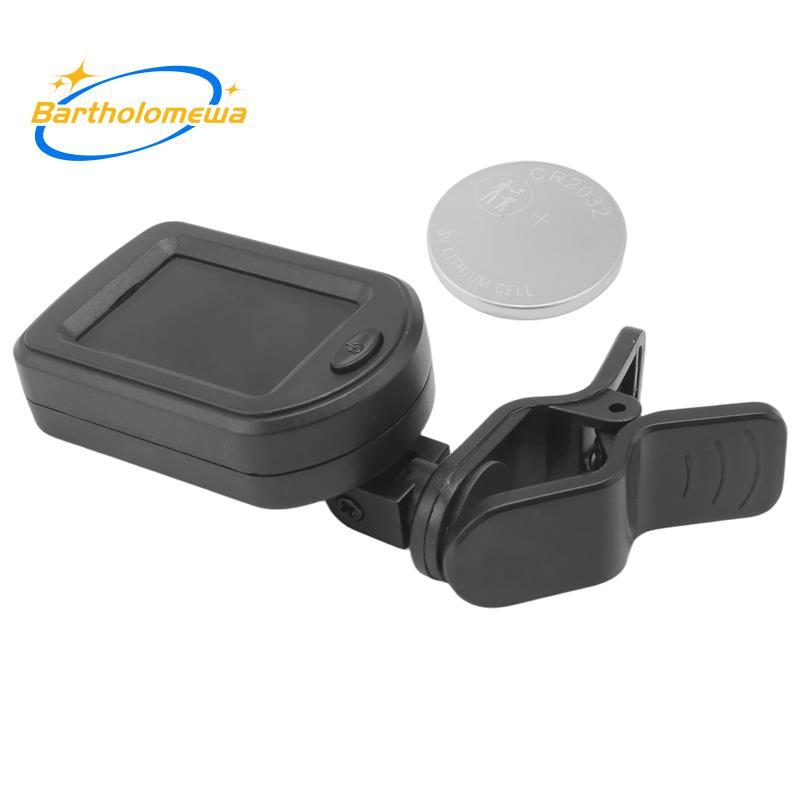 bartholomewaProfessional Clip-on Guitar Tuner สําหรับอะคูสติก/กีตาร์ไฟฟ้า, อูคูเลเล่, ไวโอลิน, โหมดป
